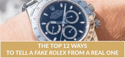 how do i know if my rolex is fake